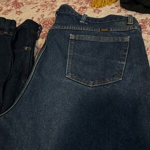 Two pairs men’s Rustler jeans 46x30